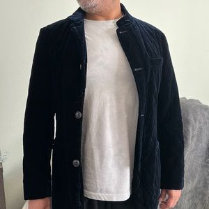 Giorgio Armani velvet quilted jacket. Size 52